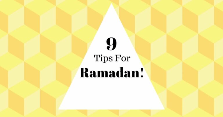 9 Doit suivre les conseils de jeûne pour le mois du Ramadan!