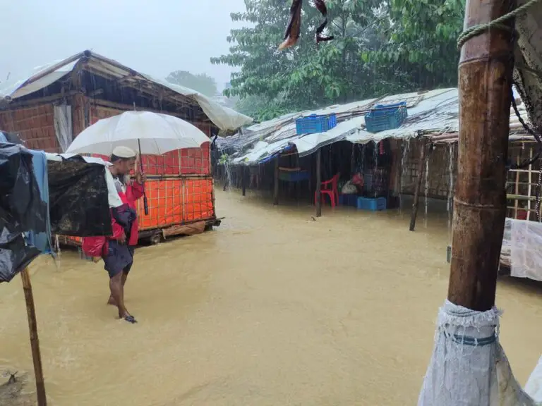 Des milliers de réfugiés rohingyas touchés par les inondations au Bangladesh