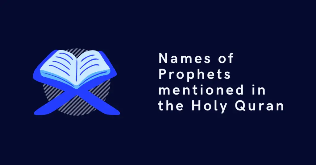Noms des Prophètes mentionnés dans le Saint Coran
