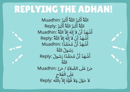 répondre adhan