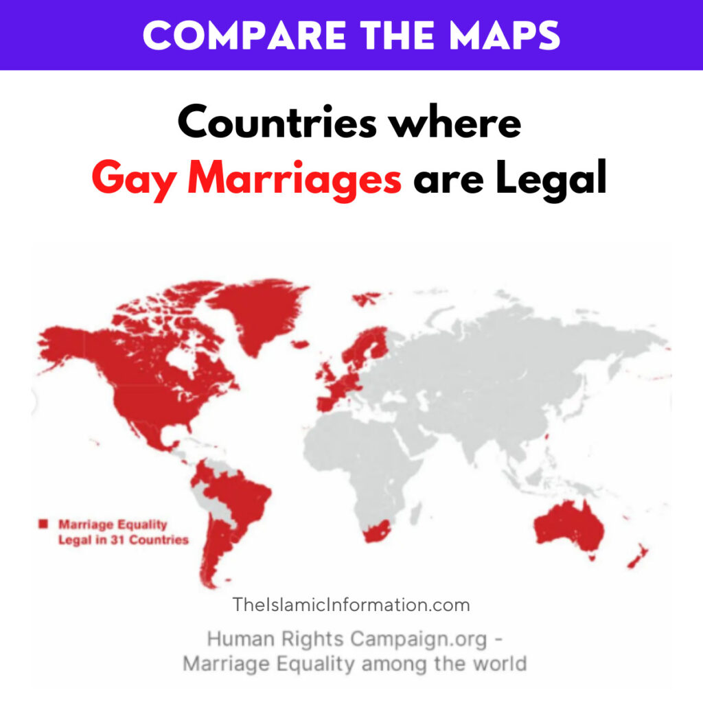 où les mariages homosexuels sont légaux