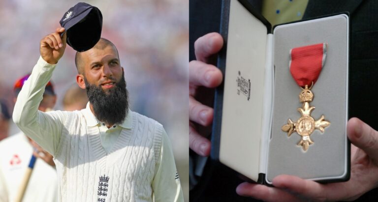 Moenn Ali reçoit l&rsquo;OBE pour son service de cricket