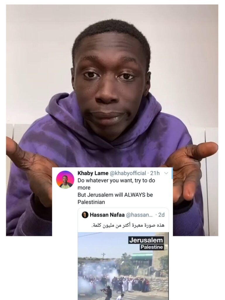Le plus suivi Tiktok Star Khaby Lame est un musulman et Hafiz e Quran 7 khaby boiteux soutenant la palestine