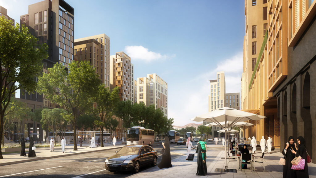 L'Arabie saoudite a officiellement lancé le projet Rua Al-Madinah près de Masjid an-Nabawi 10 c12 D9 Arrêt de bus 1 1920x1080 1
