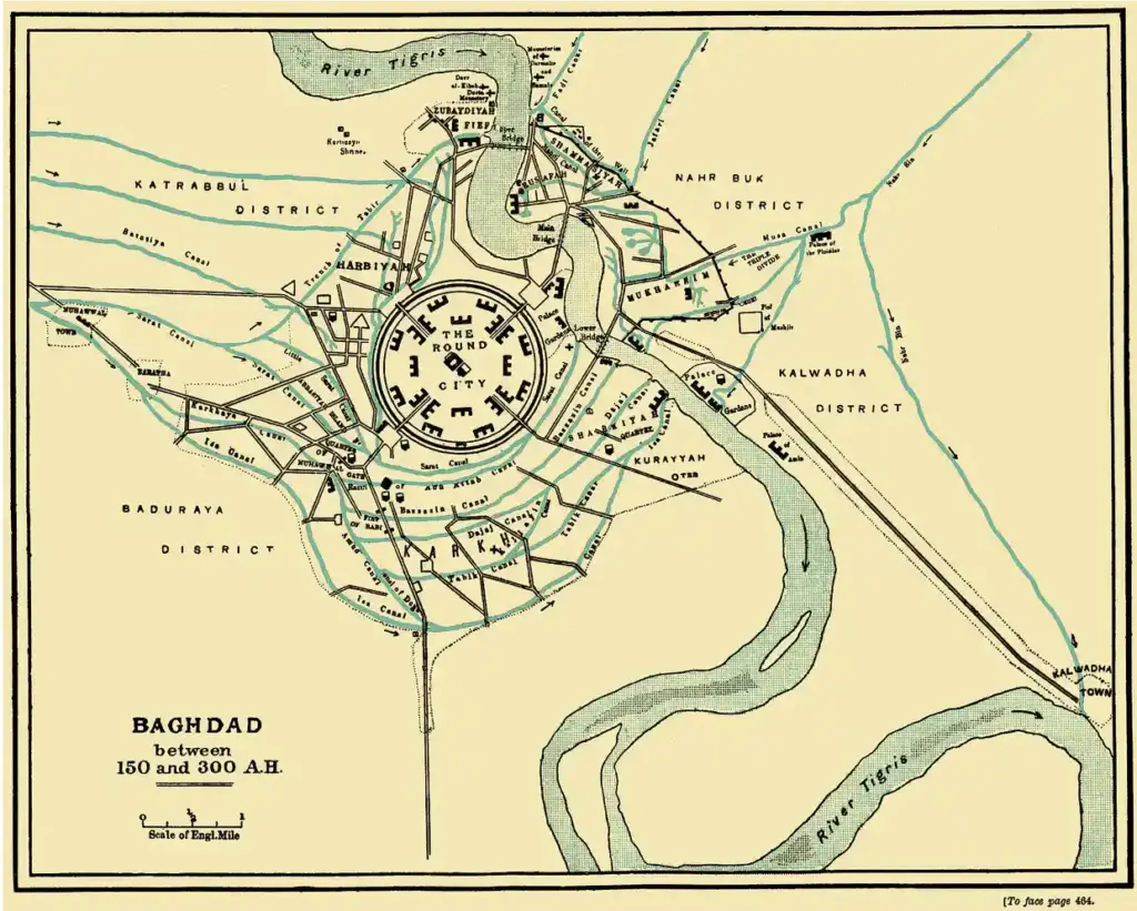 1883 illustration du début de Bagdad