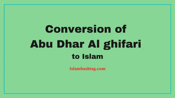 conversion d'abu dhar al ghifari à l'islam