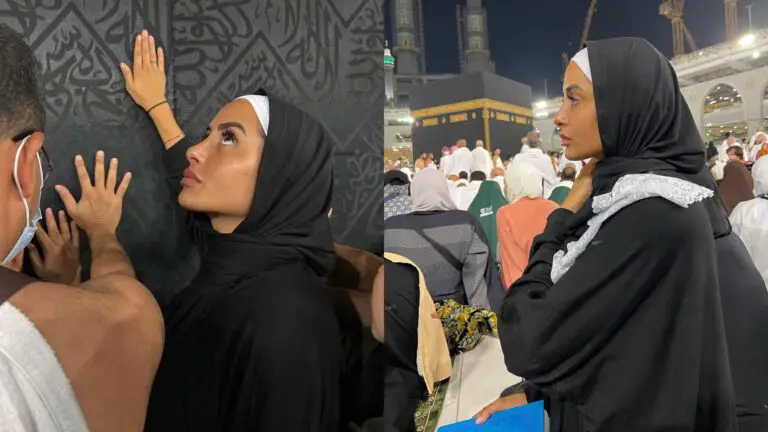La star de la télévision française Marine El Himer se convertit à l’islam et pratique la Omra