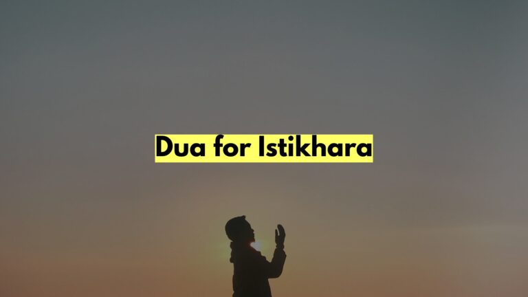 Doua pour Istikhara
