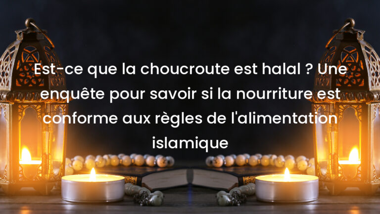 Est-ce que la choucroute est halal ? Une enquête pour savoir si la nourriture est conforme aux règles de l&rsquo;alimentation islamique