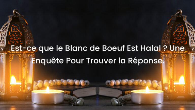 Est-ce que le Blanc de Boeuf Est Halal ? Une Enquête Pour Trouver la Réponse.