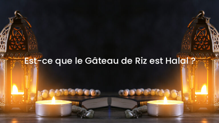 Est-ce que le Gâteau de Riz est Halal ?