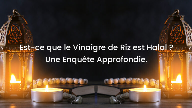 Est-ce que le Vinaigre de Riz est Halal ? Une Enquête Approfondie.