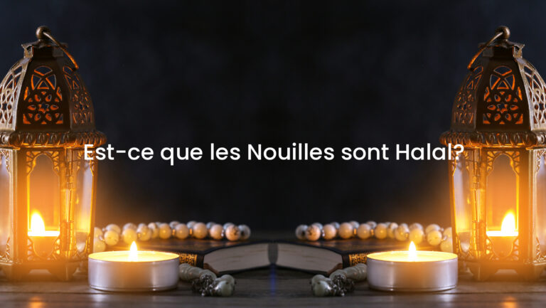 Est-ce que les Nouilles sont Halal?