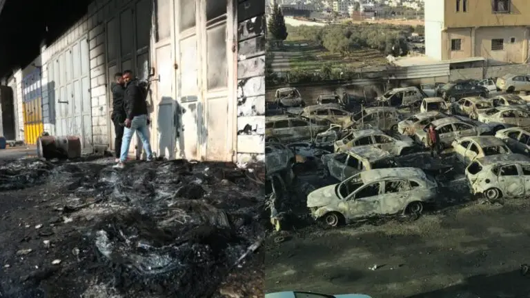 Les occupants israéliens brûlent des dizaines de maisons et de voitures palestiniennes en Cisjordanie