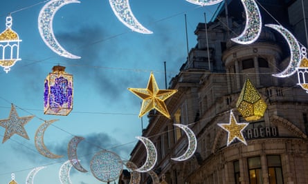 Les lumières du Ramadan à Piccadilly Circus