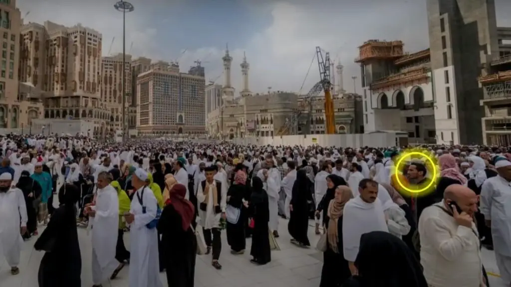 capture d'écran de la présentation de la cia hajj 2018