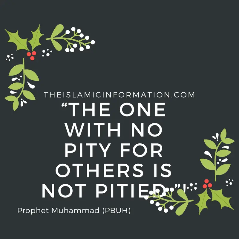 prophète muhammad sur la pitié