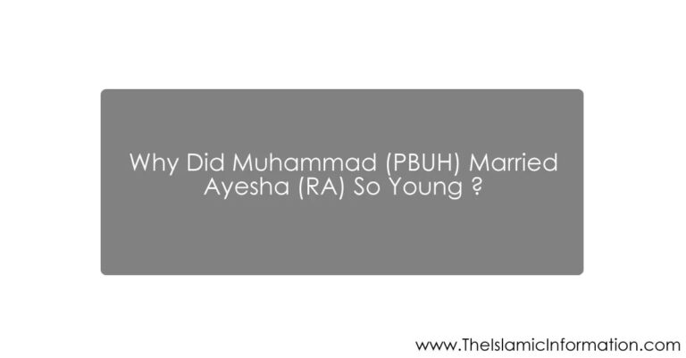Raison derrière le mariage de Muhammad (PSL) avec Aisha (RA)