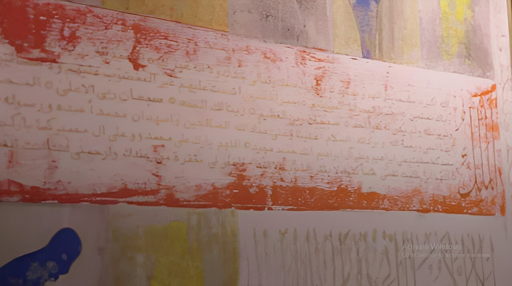 peinture de salman khan ayat ul kursi