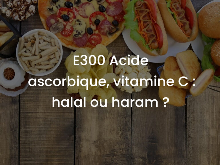 E300 Acide ascorbique, vitamine C : halal ou haram ?