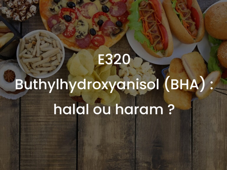 E320 Buthylhydroxyanisol (BHA) : halal ou haram ?