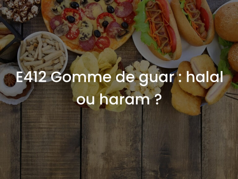 E412 Gomme de guar : halal ou haram ?