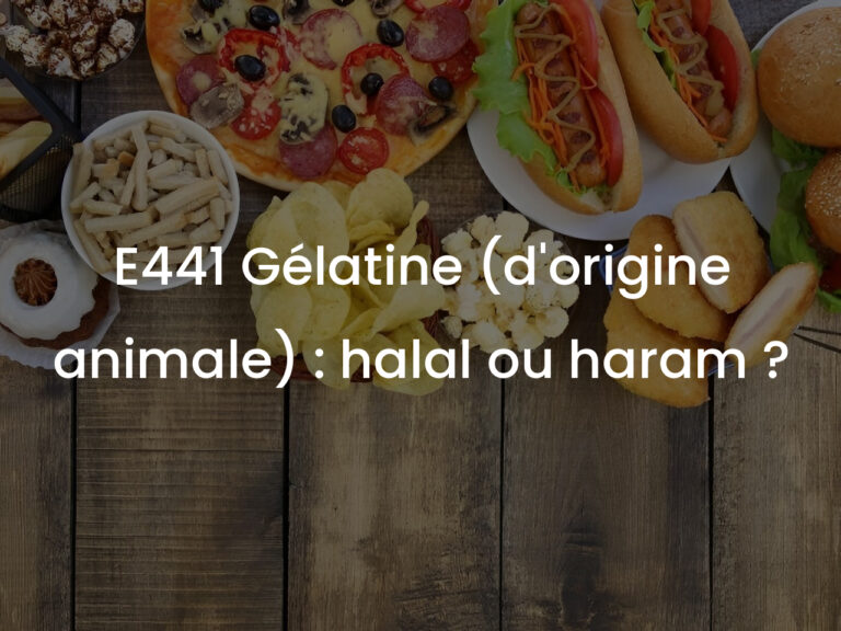 E441 Gélatine (d&rsquo;origine animale) : halal ou haram ?