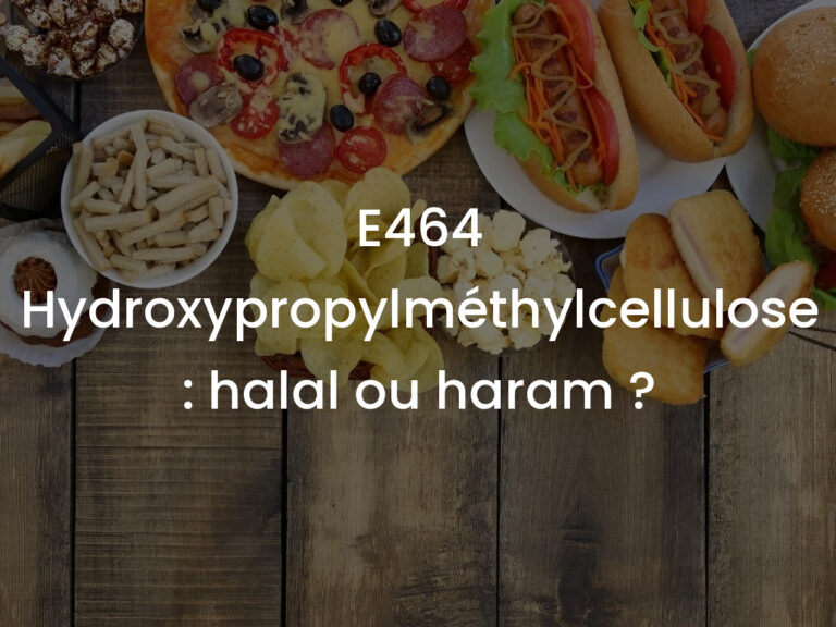 E464 Hydroxypropylméthylcellulose : halal ou haram ?