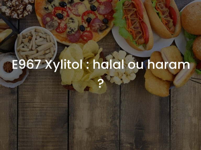 E967 Xylitol : halal ou haram ?