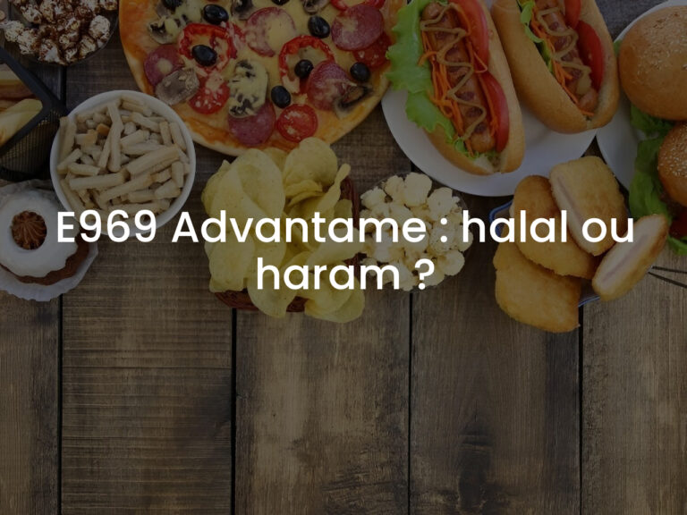 E969 Advantame : halal ou haram ?