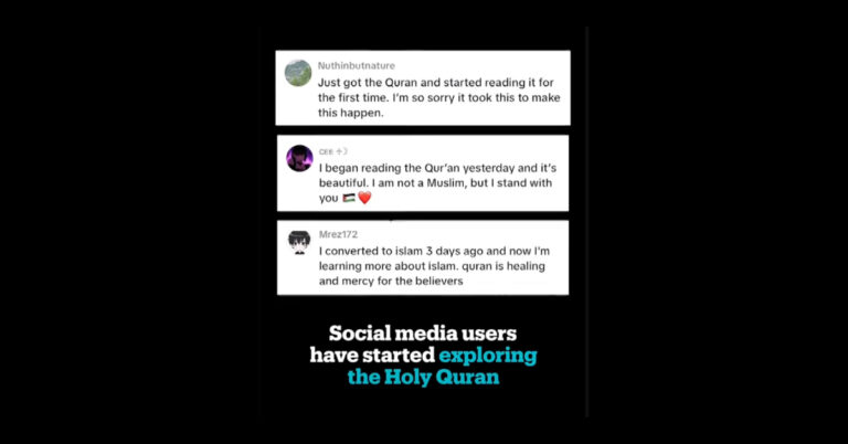 Les utilisateurs non musulmans de TikTok ont ​​commencé à lire le Coran après les événements à Gaza