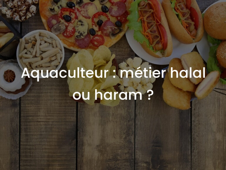 Aquaculteur : métier halal ou haram ?