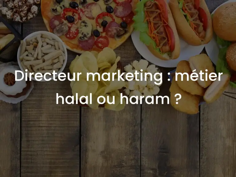 Directeur marketing : métier halal ou haram ?