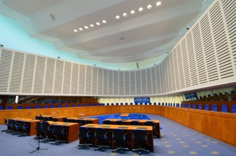 Courtroom of the European Court of Human Rights in Strasbourg