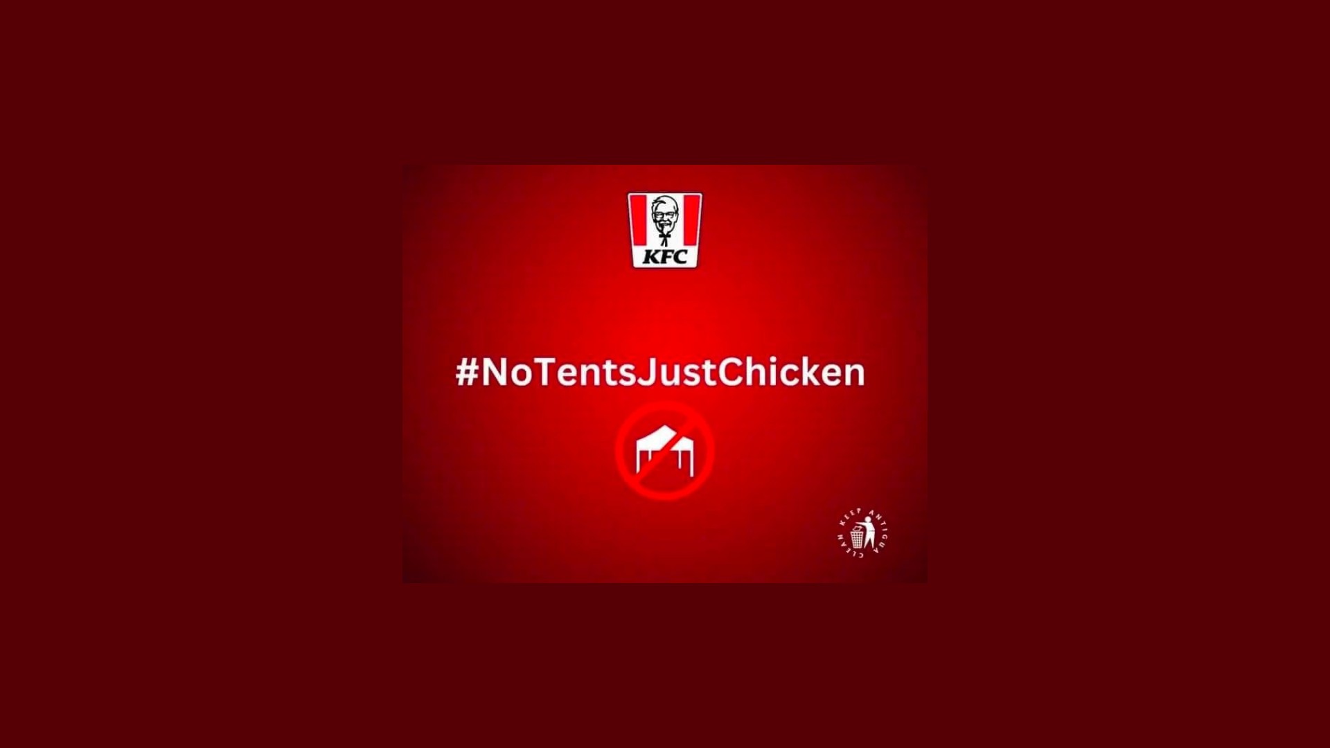 La dernière publicité de KFC se moque de la situation à Rafah