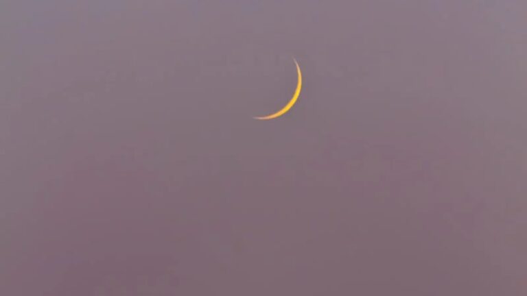 La lune de Shawwal n'a pas été aperçue à l'Aïd al-Fitr le 11 avril