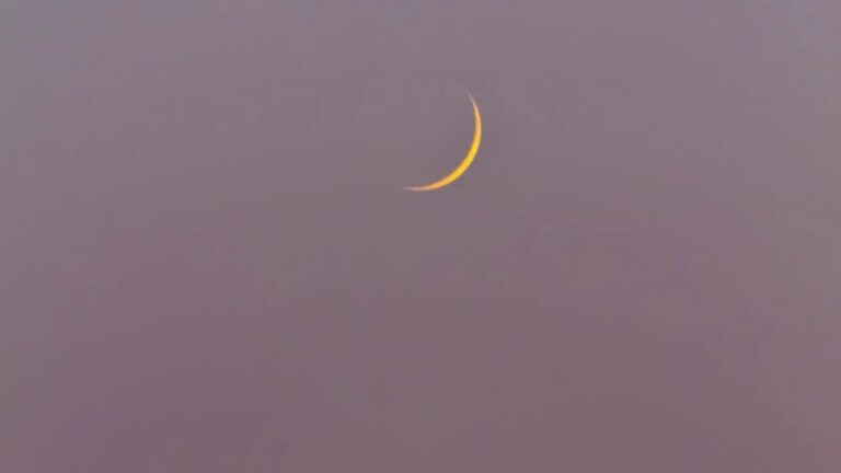 La lune de Shawwal n'a pas été aperçue à l'Aïd al-Fitr le 11 avril

