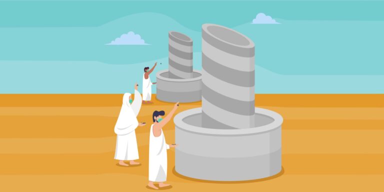 Il est temps de lancer les cailloux pendant le Hajj