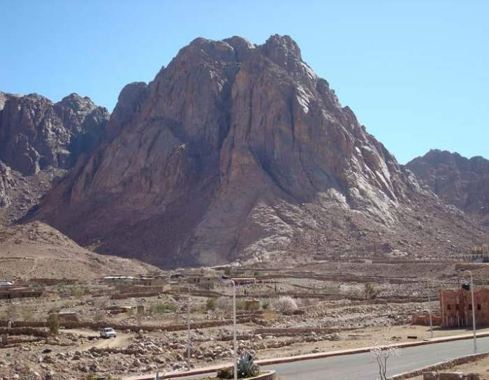 Mont Moussa, Sud du Sinaï, Égypte. Mont Moussa, Sud du Sinaï, Égypte.