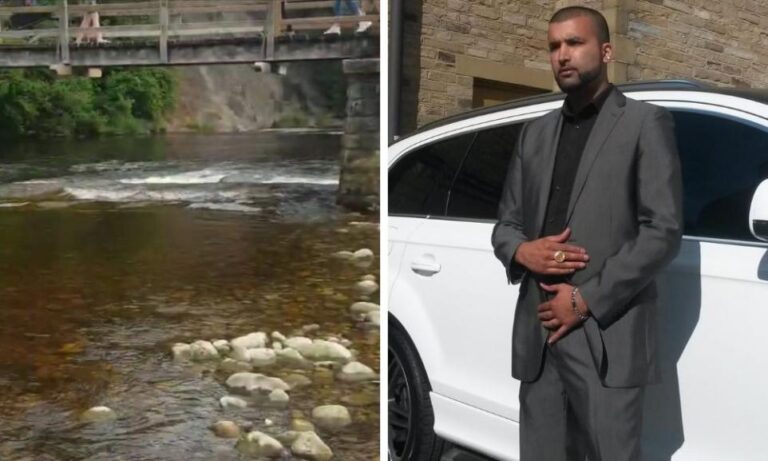 Le père musulman risque sa vie pour sauver sa fille et ses amis à River Wharfe