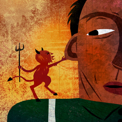 Souffrir des murmures de Satan