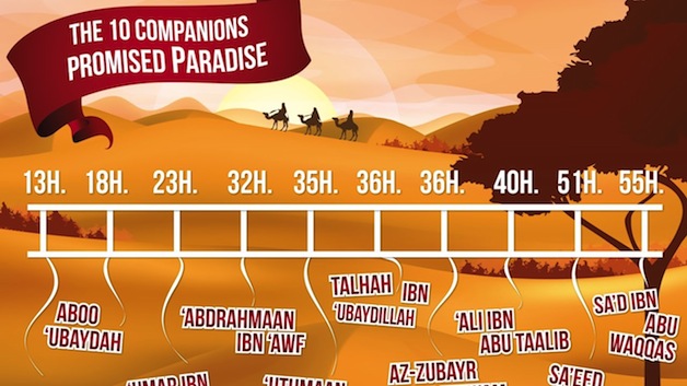 10 compagnons se sont vu promettre le paradis – qui sont-ils ?