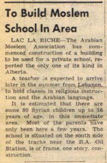 Un siècle d'islam dans une petite ville de l'Alberta - À propos de l'islam