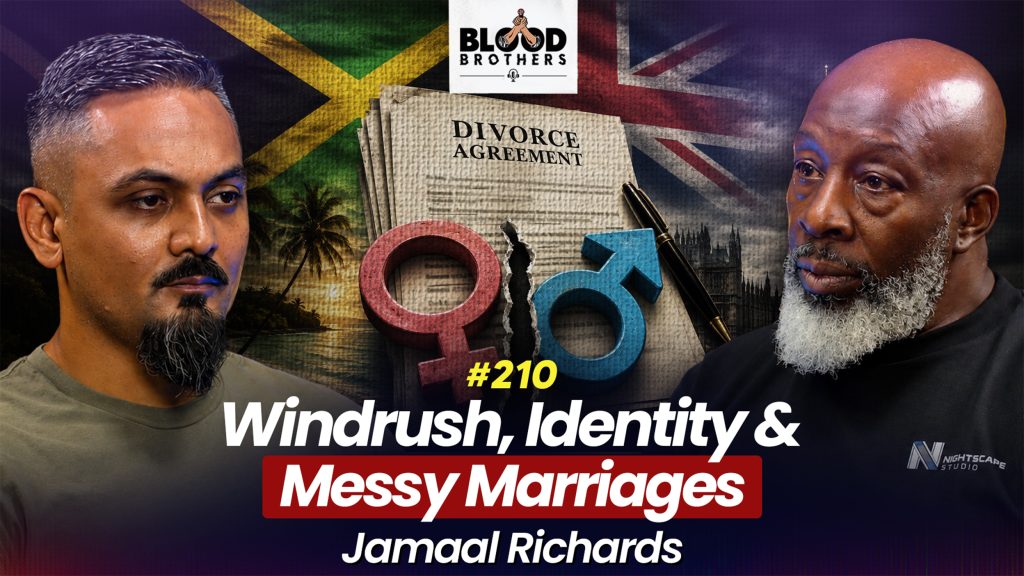 Blood Brothers #210 : Windrush, Jamaïque, mariages compliqués, violence domestique et IA