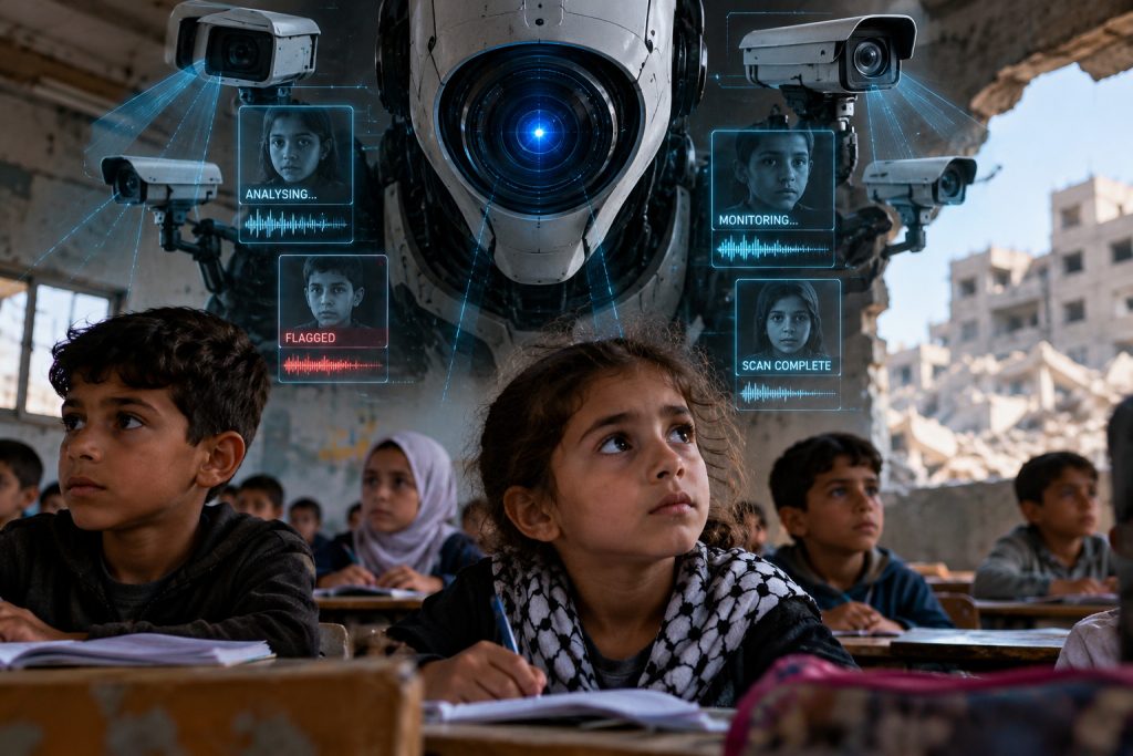 Une organisation caritative américaine envisage d’utiliser l’IA pour surveiller les salles de classe à Gaza et contrôler les discours anti-israéliens